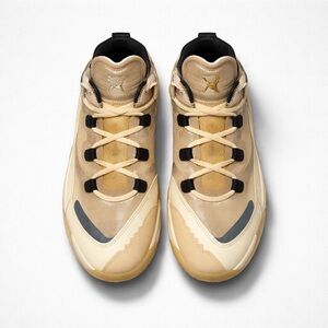 Jordan Why Not Zer0.4 Basketball Shoes Tan Beige Black Mens 8.5